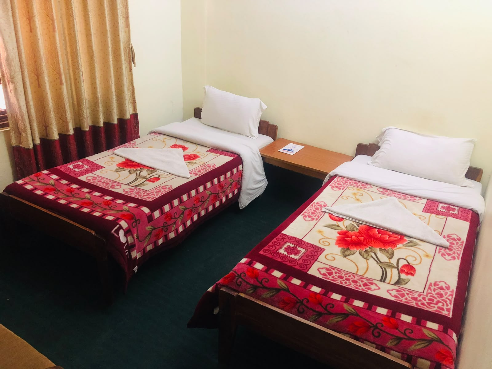 Standard double room at Hotel Green Orchid, Thamel